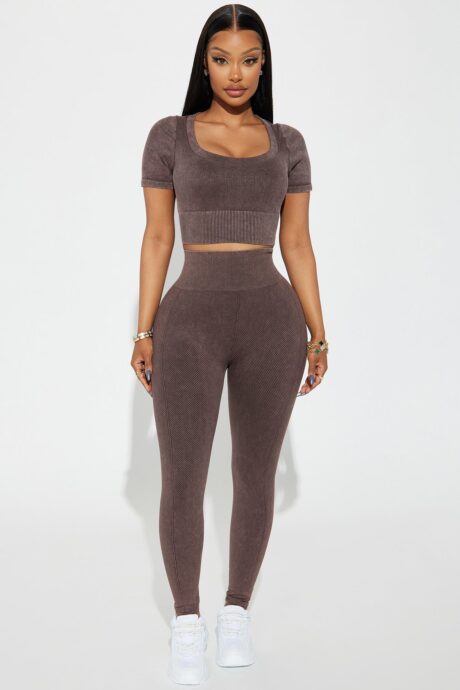 Keep The Focus Active Legging - Mocha